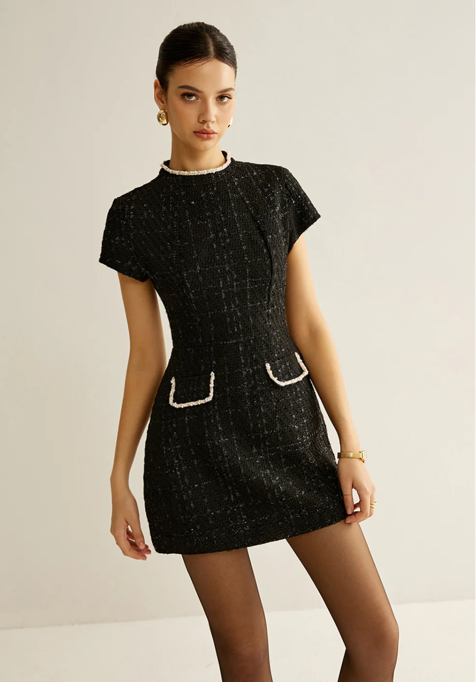 Tweed Mini Dress